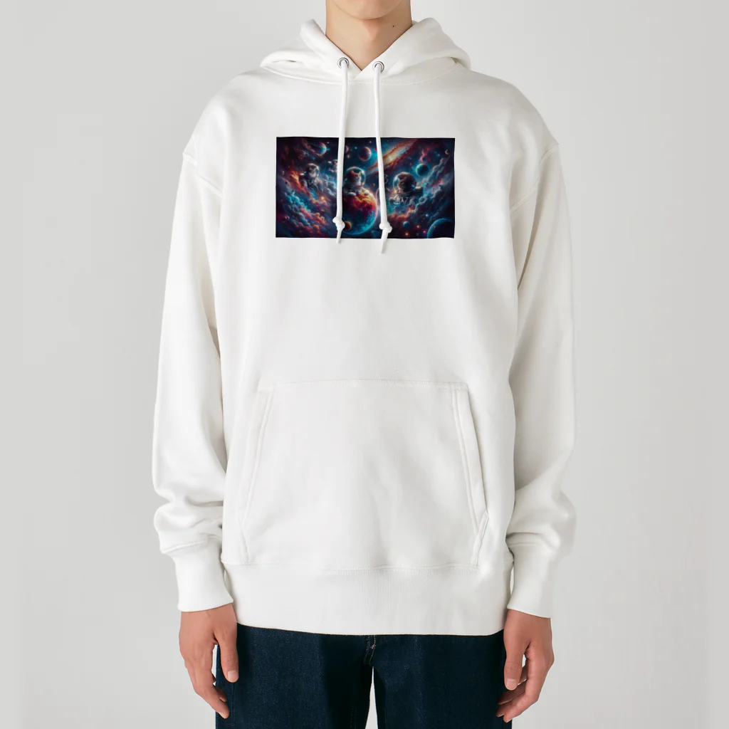 space catの宇宙猫飛行士2 Heavyweight Hoodie