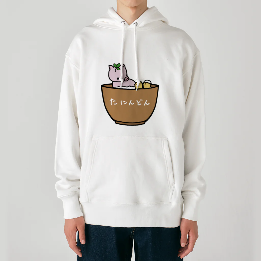 まんじゅうこわいのたにんどん Heavyweight Hoodie