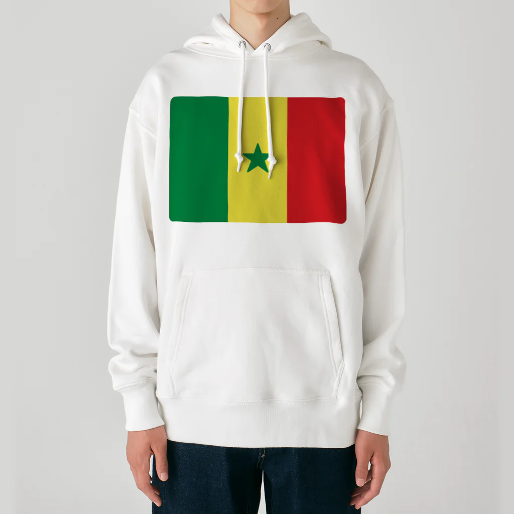 お絵かき屋さんのセネガルの国旗 ヘビーウェイトパーカー