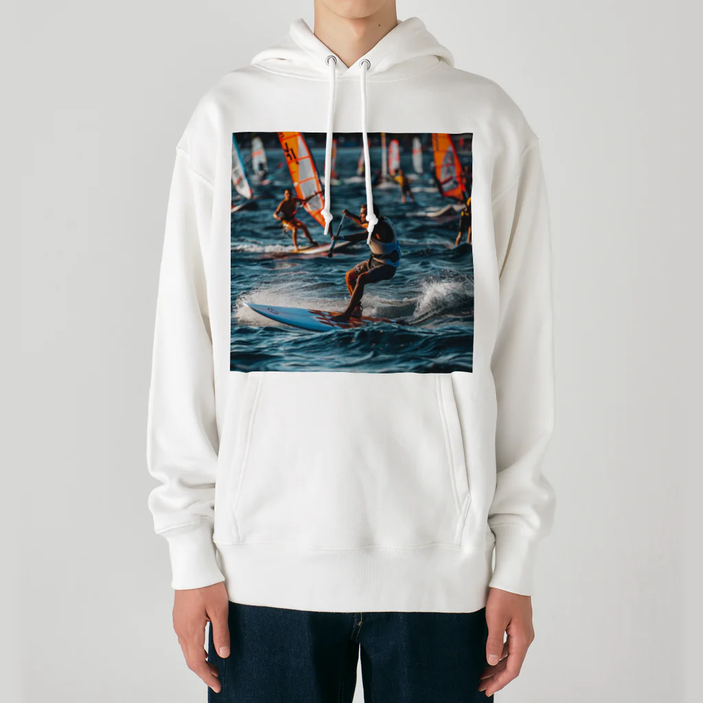 AQUAMETAVERSEのsupとwindsurfingレース　エンジェル717 2065 Heavyweight Hoodie