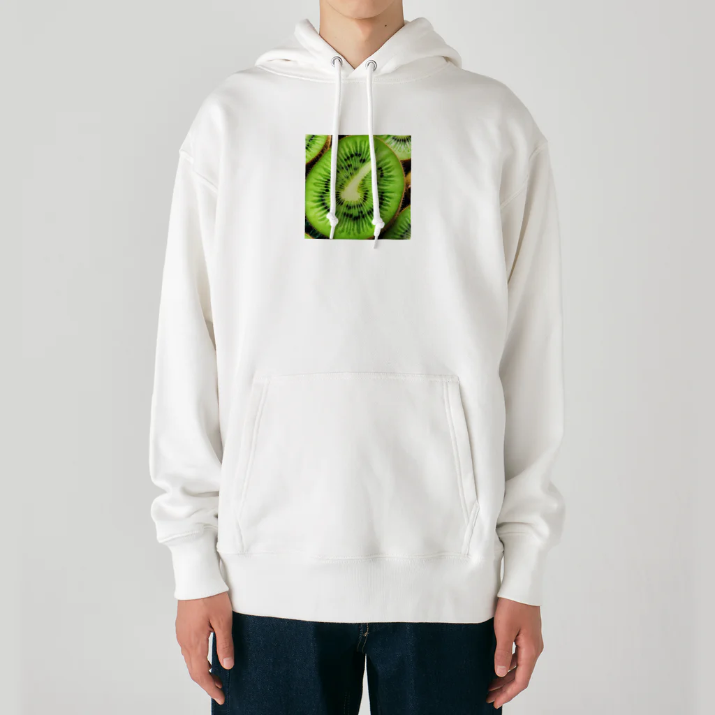 norimitu-の新鮮キウイ Heavyweight Hoodie