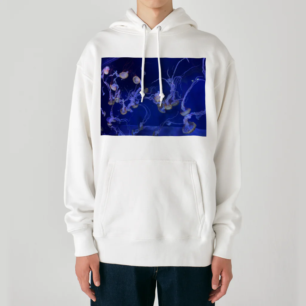 波乗り南国🏝️のゆらゆらクラゲくん Heavyweight Hoodie