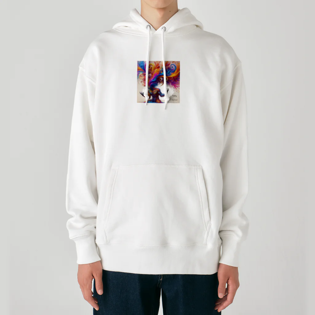 greenartのhappy ADHD Heavyweight Hoodie