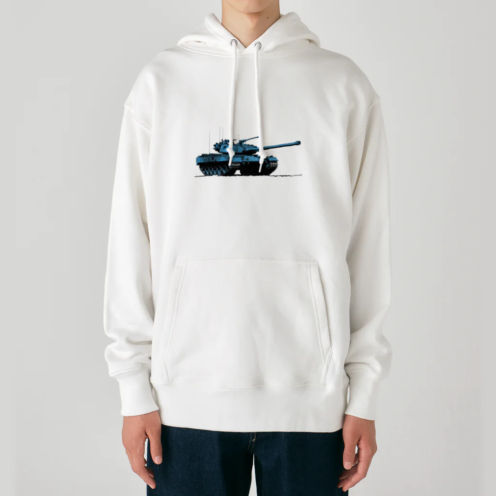 mochikun7の戦車イラスト03 Heavyweight Hoodie