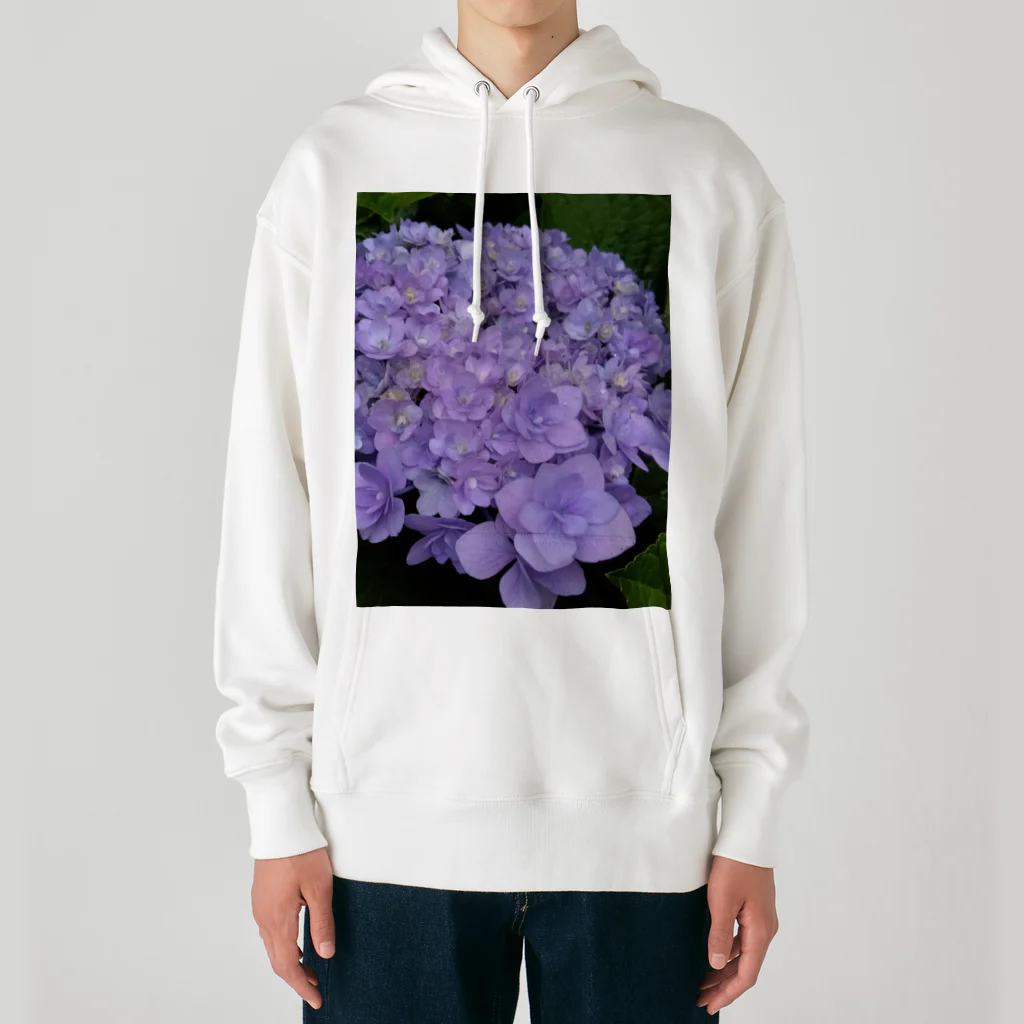 yurisacinの紫陽花（紫） Heavyweight Hoodie