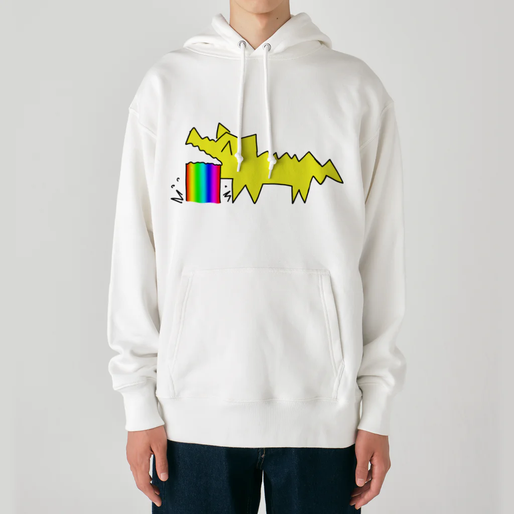 うんぽこ☆ピーナッツのゲロワンワン Heavyweight Hoodie