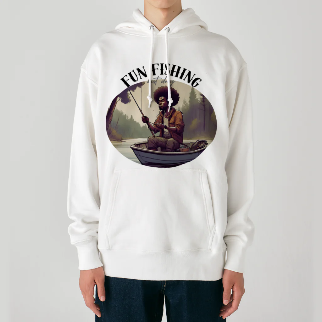 yukiyuki93のfishing lifeオリジナル Heavyweight Hoodie