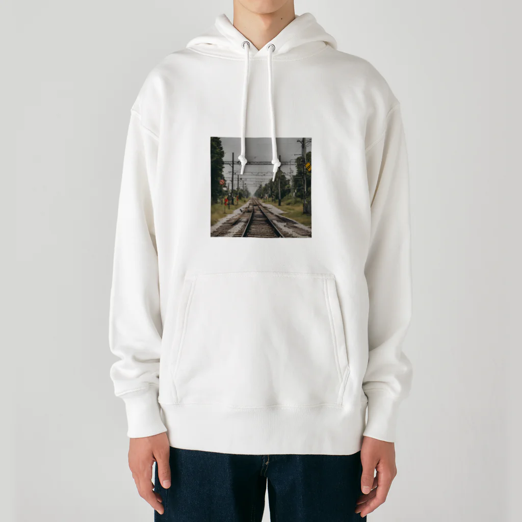 atoyuki_SHOPの鉄道レールデザイン Heavyweight Hoodie