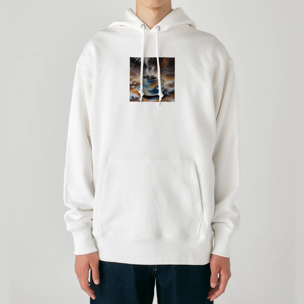 OTIRUBUTUBUTUのつめたい？あったかい？コーヒー Heavyweight Hoodie