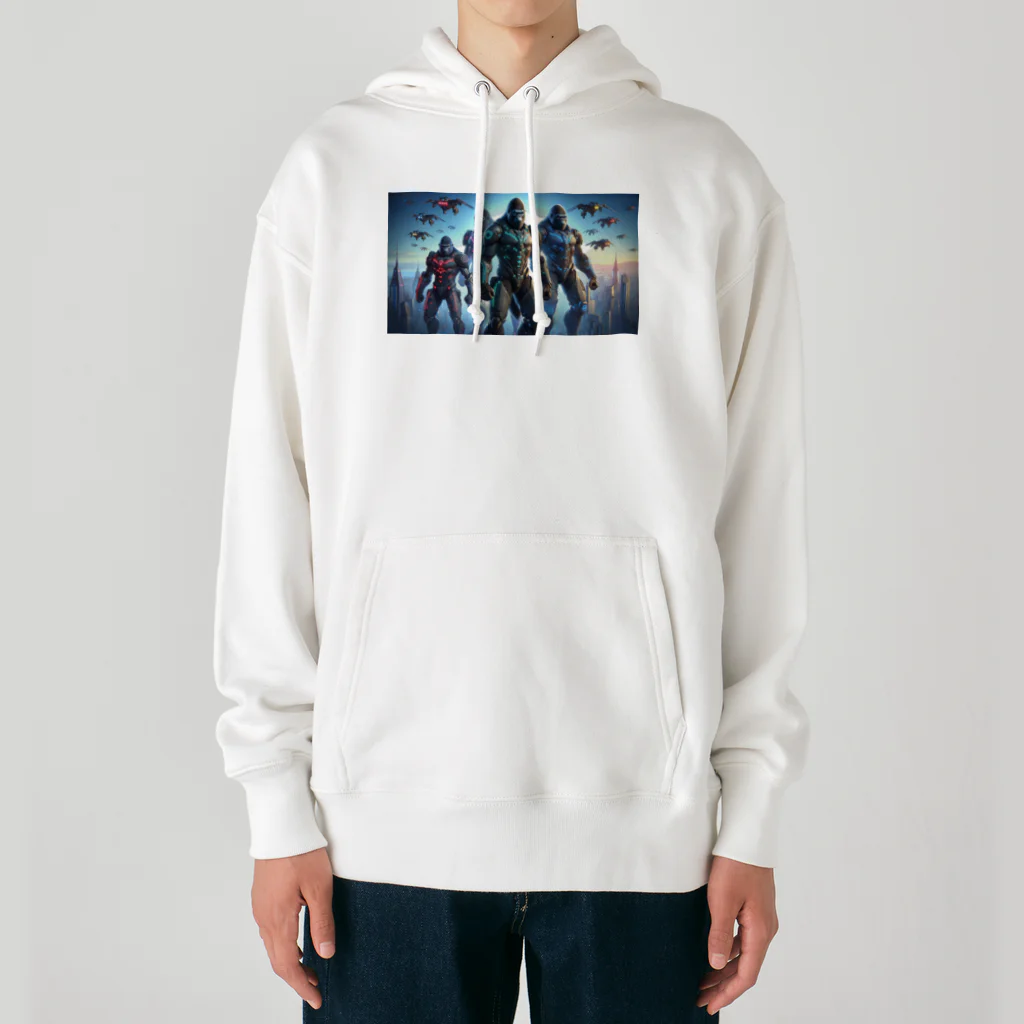 Animal_hero-457_AsukaYamamotoの立派なゴリラ Heavyweight Hoodie