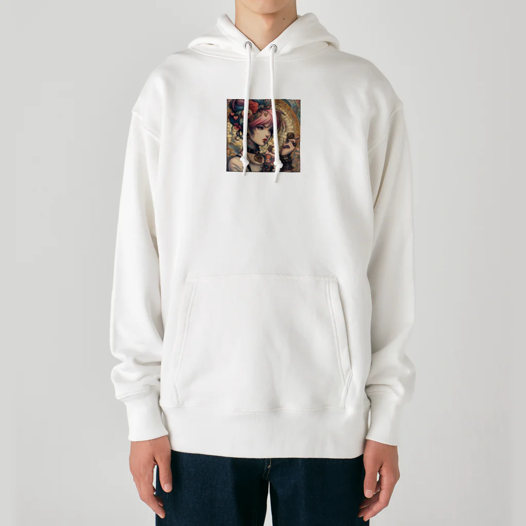 riarioのピンク Heavyweight Hoodie