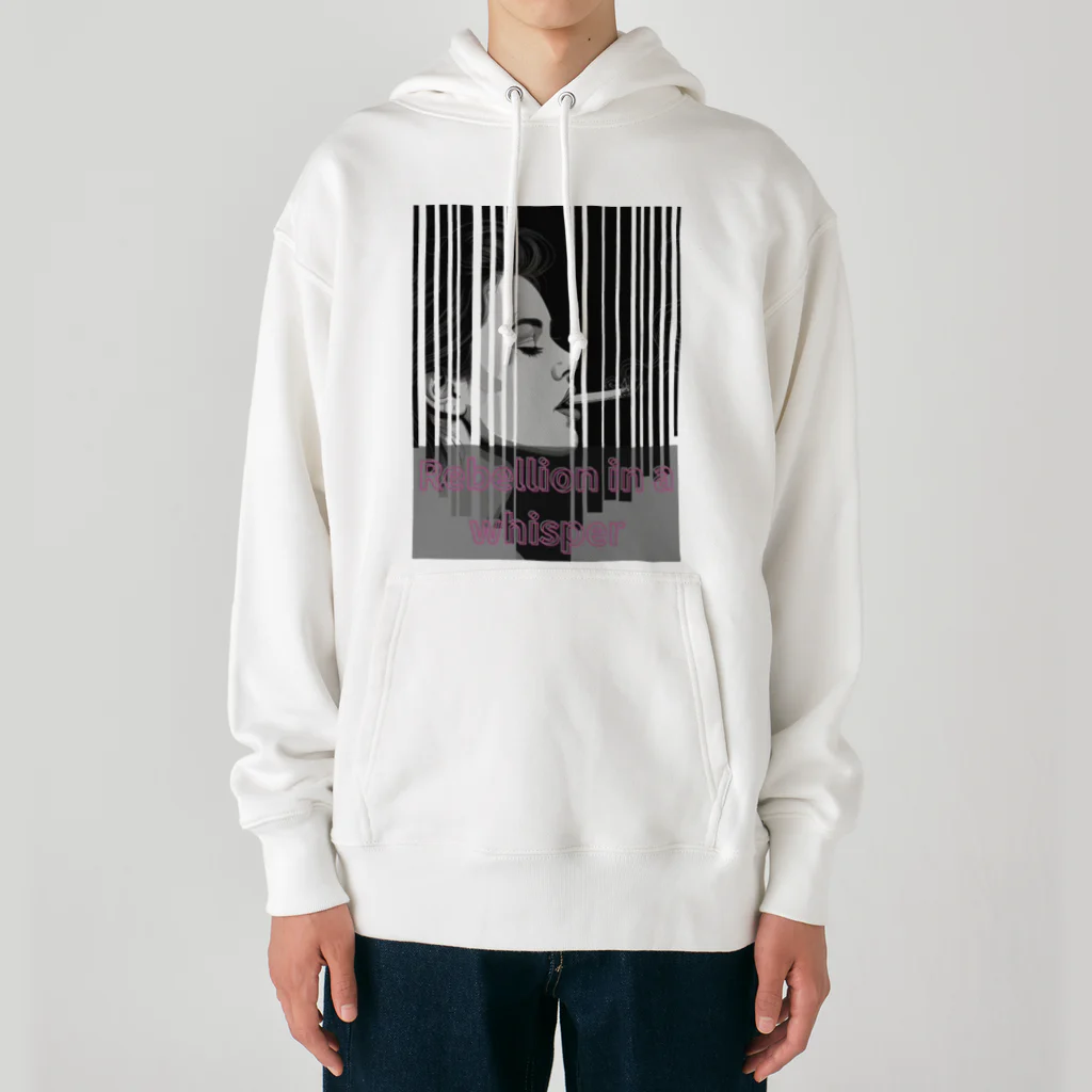 nakohito3のRebellion in a whisper Heavyweight Hoodie