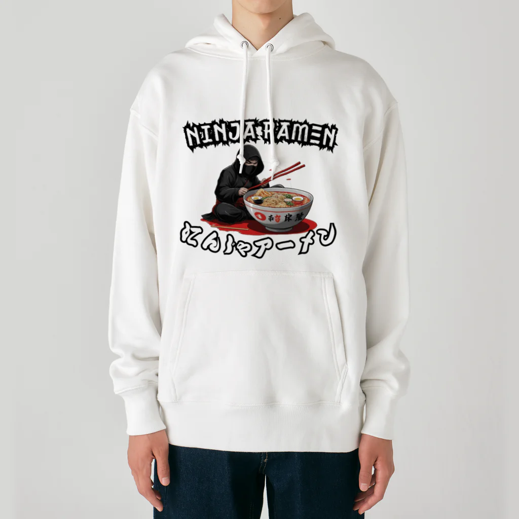 World_Teesの忍者ラーメン Heavyweight Hoodie