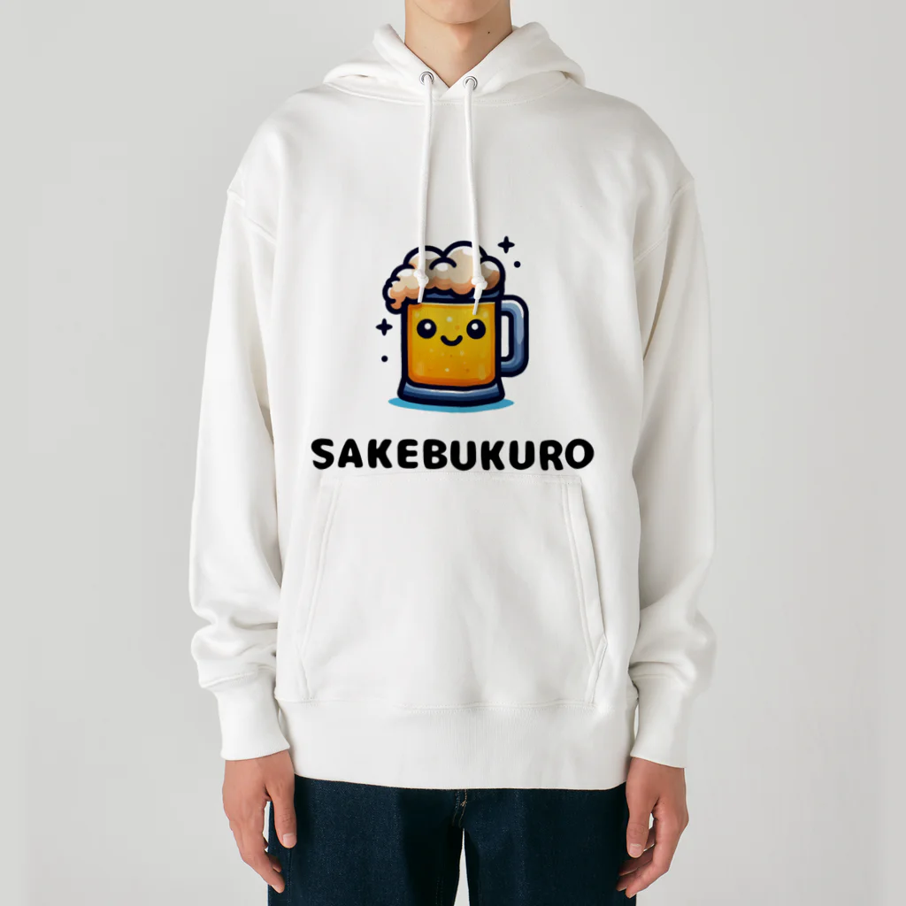 rui010のSAKEBUKUROくん Heavyweight Hoodie