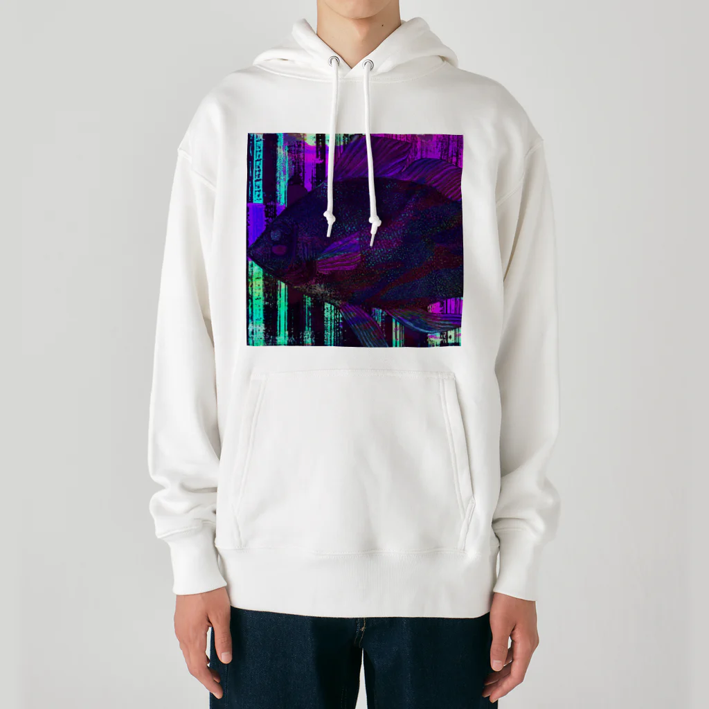 水草の六月を泳ぐ魚 Heavyweight Hoodie