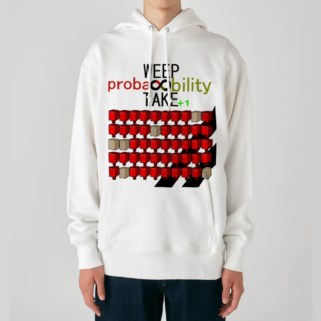 HADAKAGEKKO(WEEP＆TAKE)のWEEP＆TAKE probability Heavyweight Hoodie