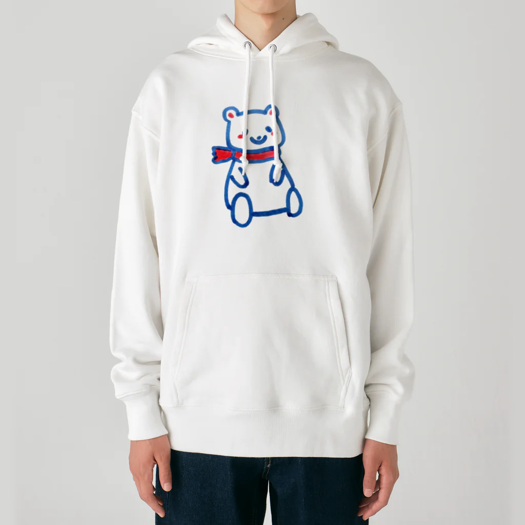 モチクマのシロクマくん Heavyweight Hoodie