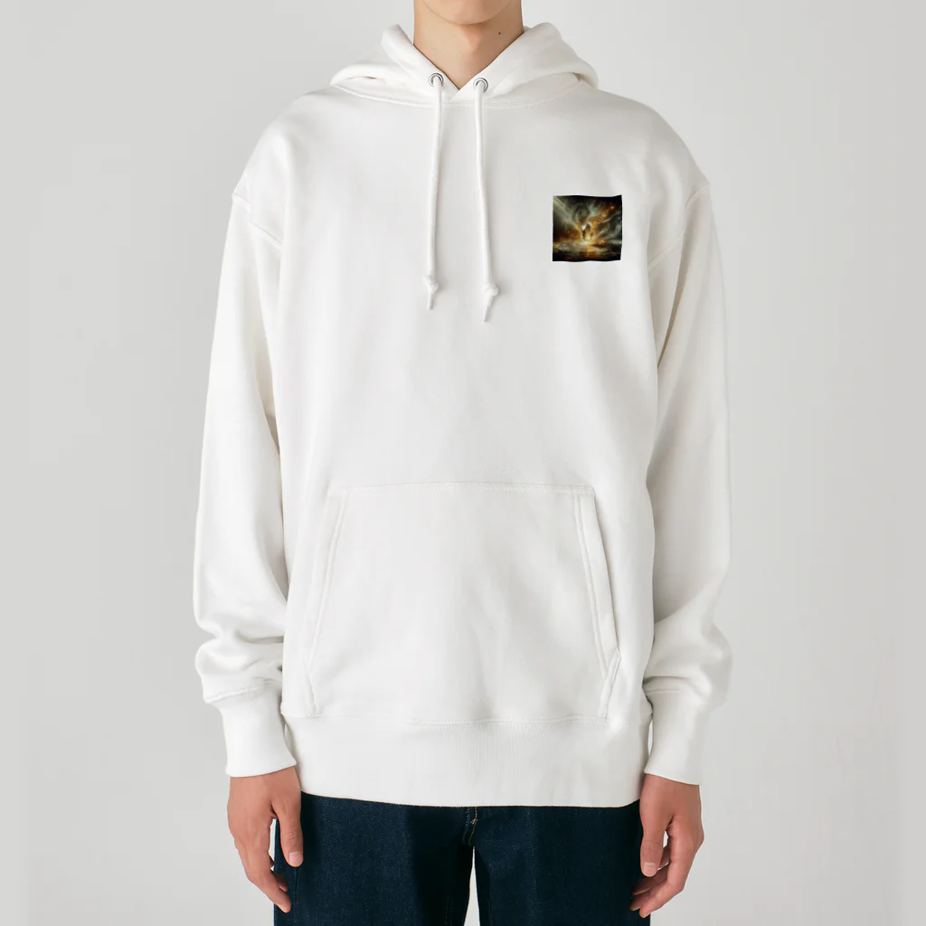 おしゃまんべの龍神のエネルギーが凝縮されたパワーストーン Heavyweight Hoodie