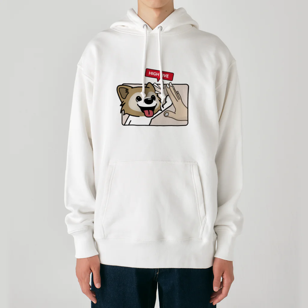 walkiesのハイタッチ！パピヨン Heavyweight Hoodie