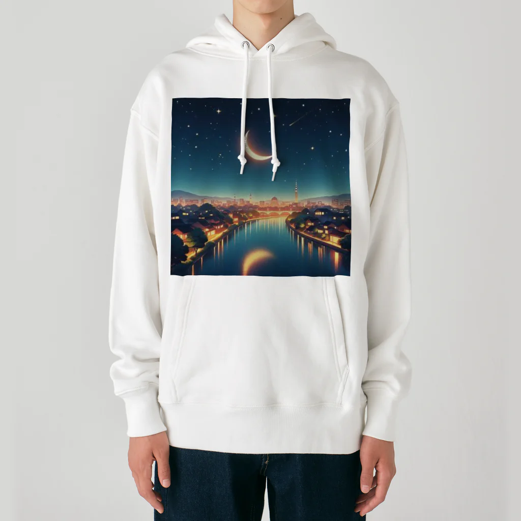 Rパンダ屋の「夜景グッズ」 Heavyweight Hoodie