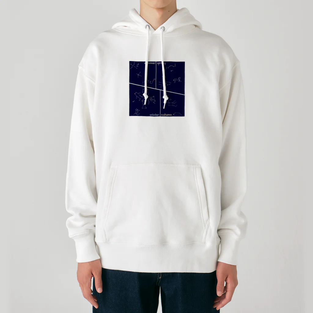 はるんるんの夜空を見上げて Heavyweight Hoodie