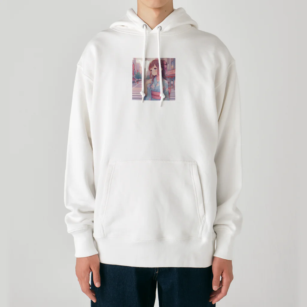 yukatagirlsの「あの人、まだかなあ？」 Heavyweight Hoodie