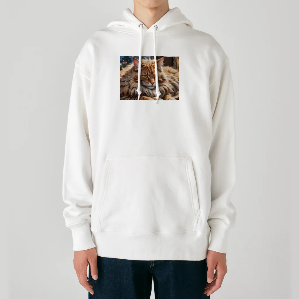 ねむねこのお店のふさふさねこ Heavyweight Hoodie