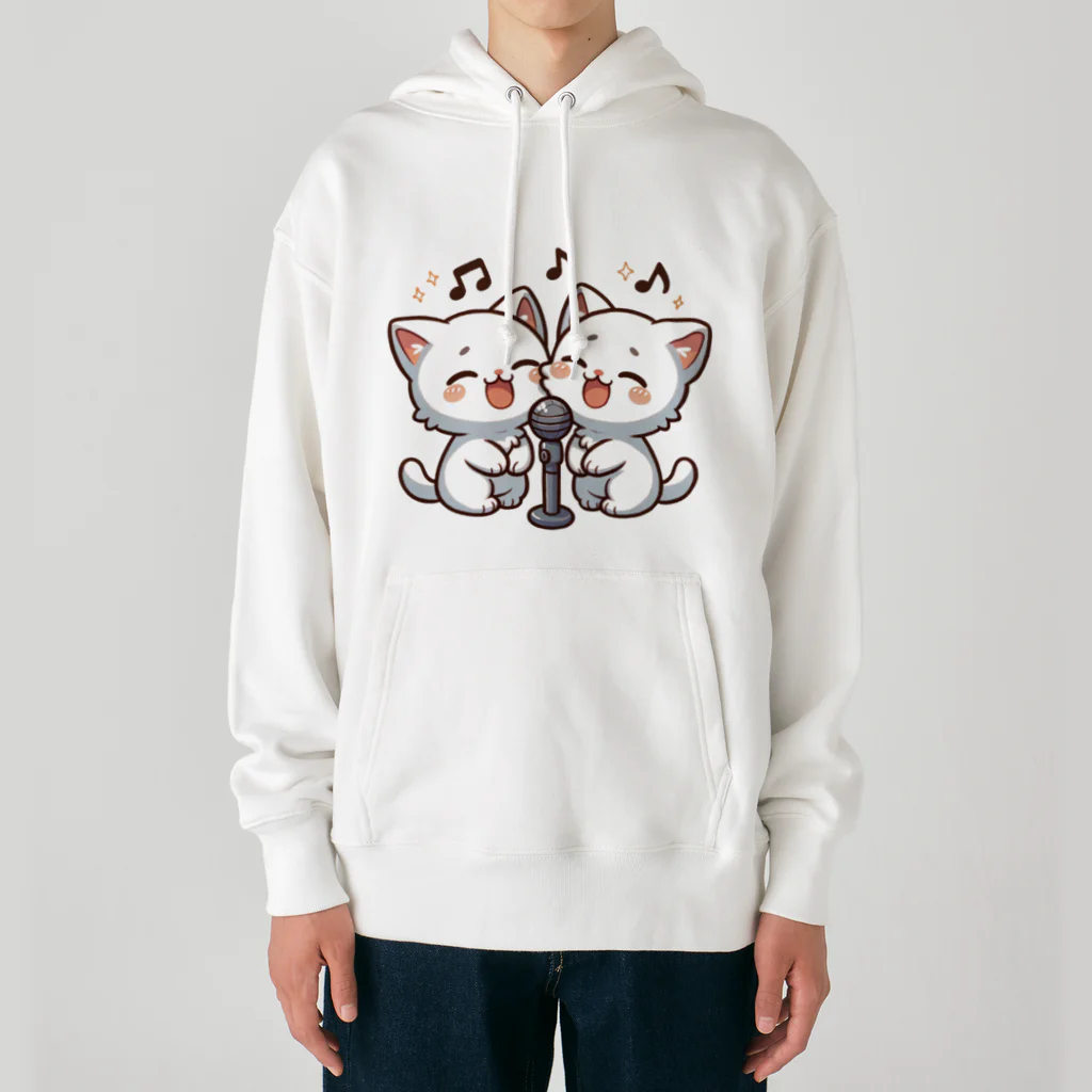 チェリモヤのねこコーラス 06 Heavyweight Hoodie