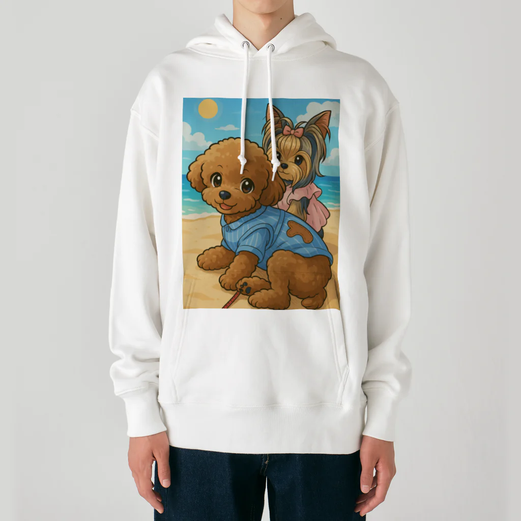 マロンとショコラの大冒険のマロンとショコラの休日リゾート Heavyweight Hoodie