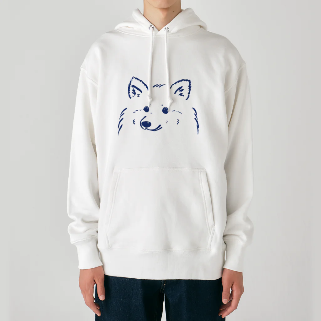 Chiyo.Wan(🐕🕊️のお店)のふわふわわんこTシャツ　(さわやかカラーVer.) ヘビーウェイトパーカー