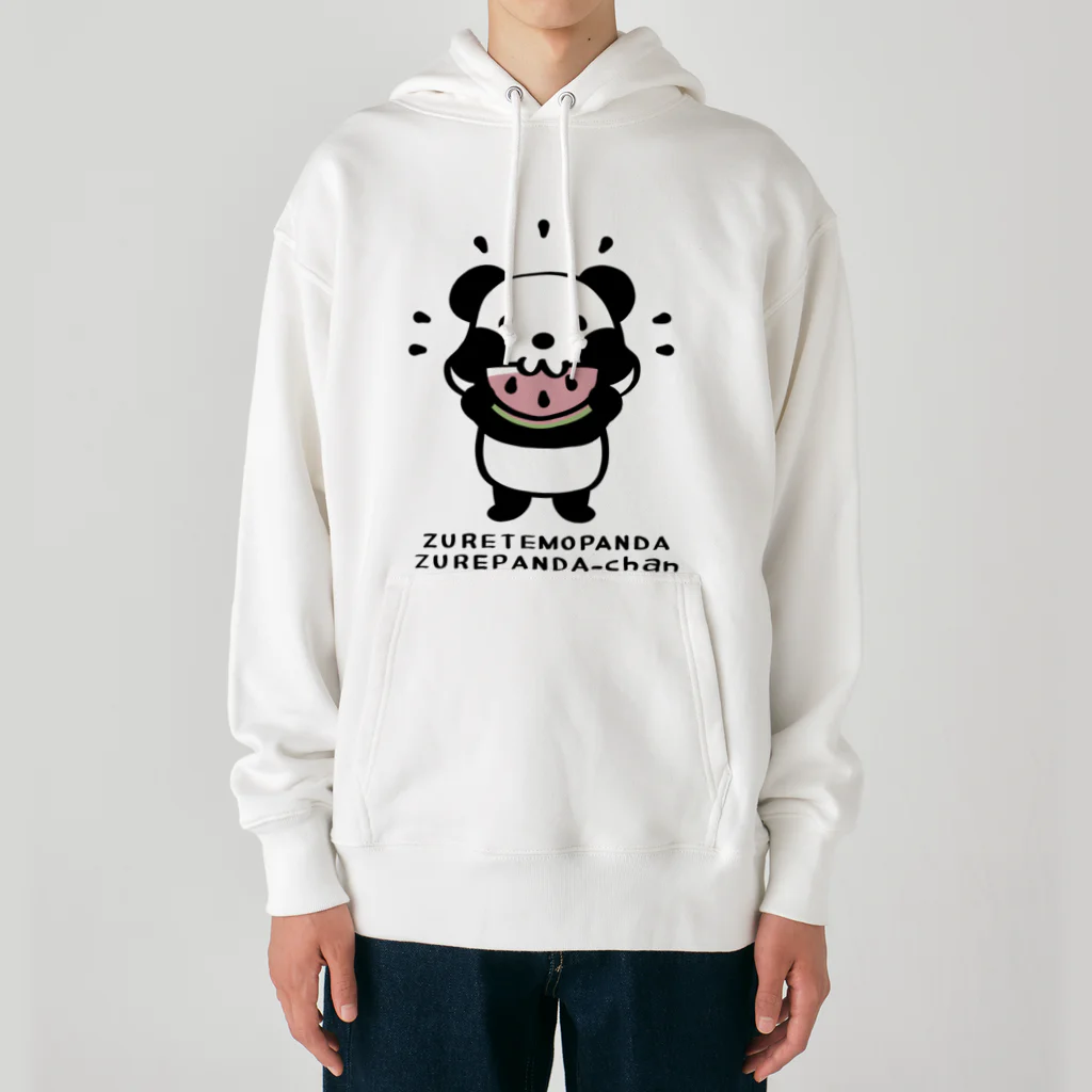 イラスト MONYAAT のパンダ！ズレてもぱんだズレぱんだちゃんnew Heavyweight Hoodie