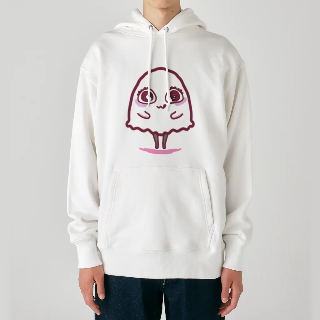 Ri0のいたずらおばけちゃん(ぴんく) Heavyweight Hoodie