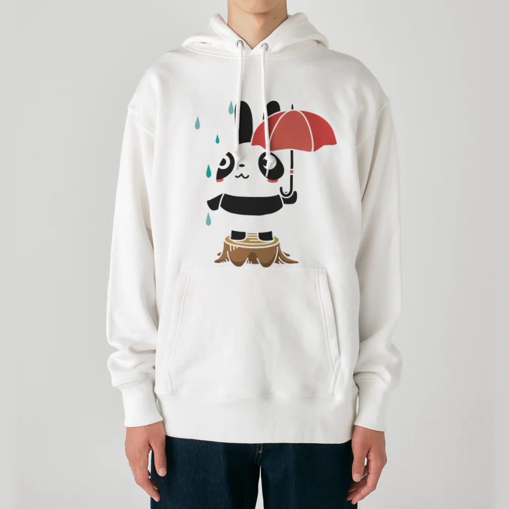 イラスト MONYAAT のラビットパンダ Heavyweight Hoodie