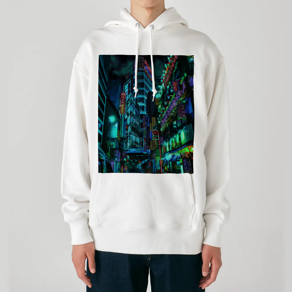 aero_acidのcyberpunk  tokyo Heavyweight Hoodie