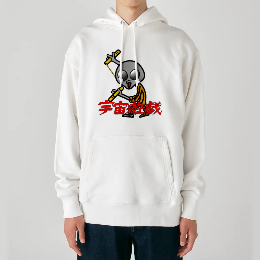 オリジナルデザインTシャツ　SMOKIN'の宇宙遊戯　ヌンチャクポーズ Heavyweight Hoodie