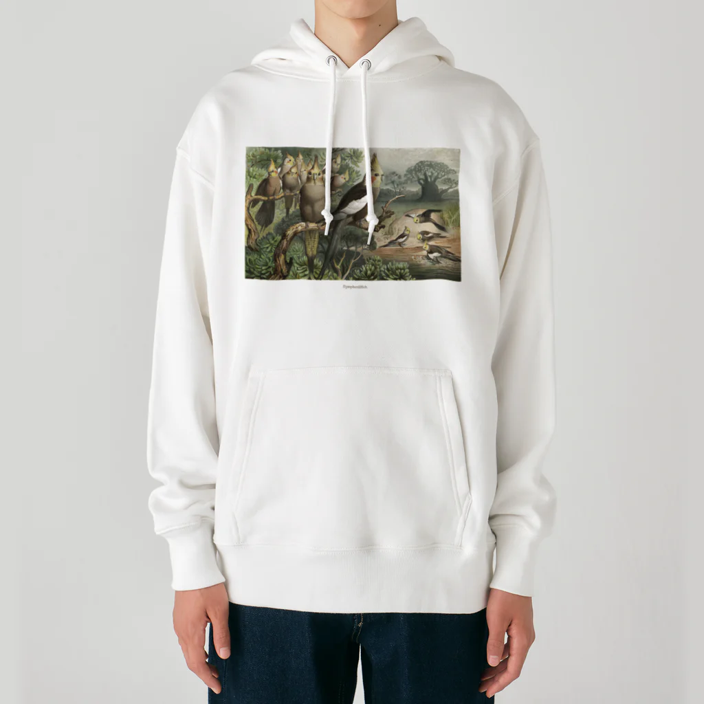 J. Jeffery Print Galleryのオカメインコ Heavyweight Hoodie