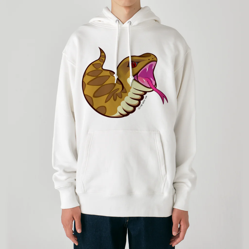 もむのふの爬虫類グッズやさんの伝説のUMAつちのこ！ Heavyweight Hoodie