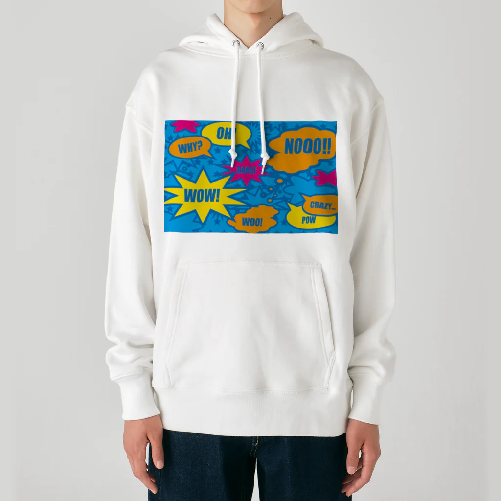 フォーヴァのコミックBLUE Heavyweight Hoodie