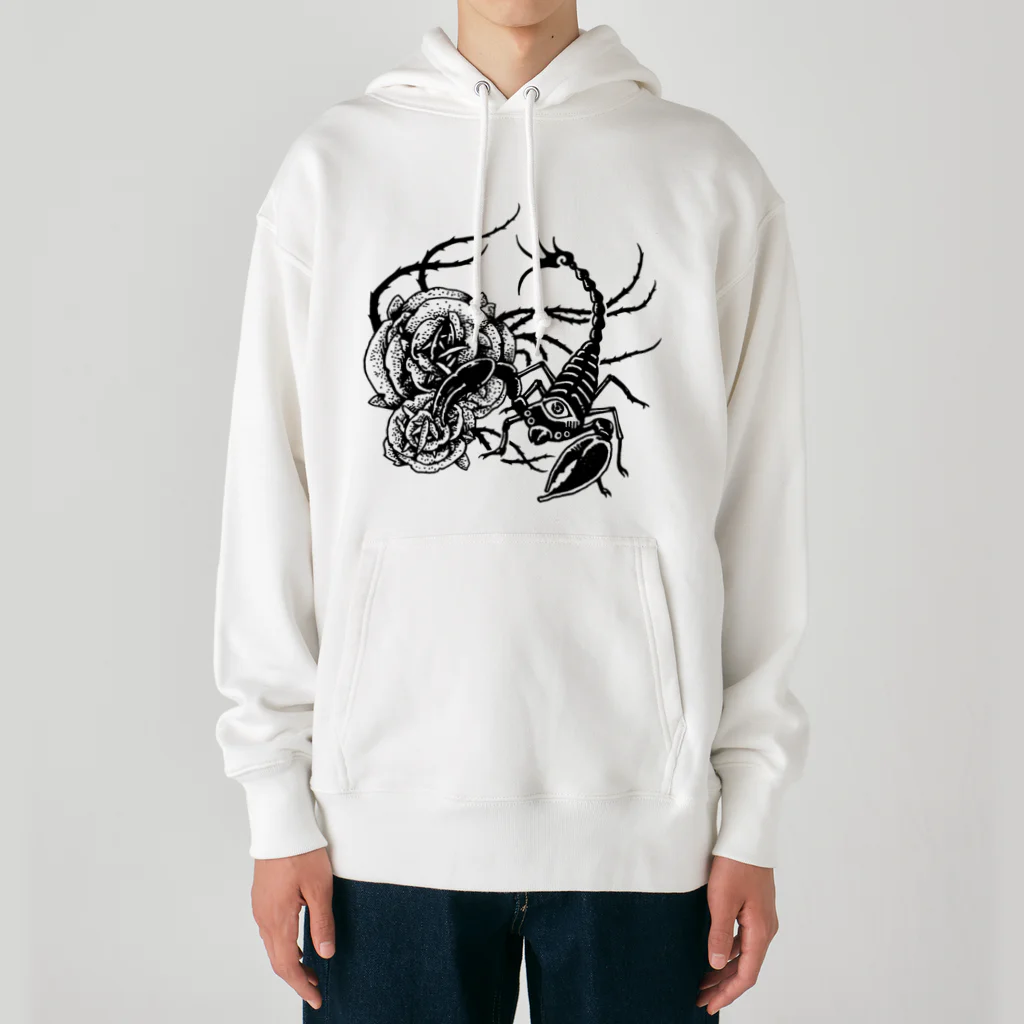 Alba spinaの砂漠の薔薇蠍 Heavyweight Hoodie