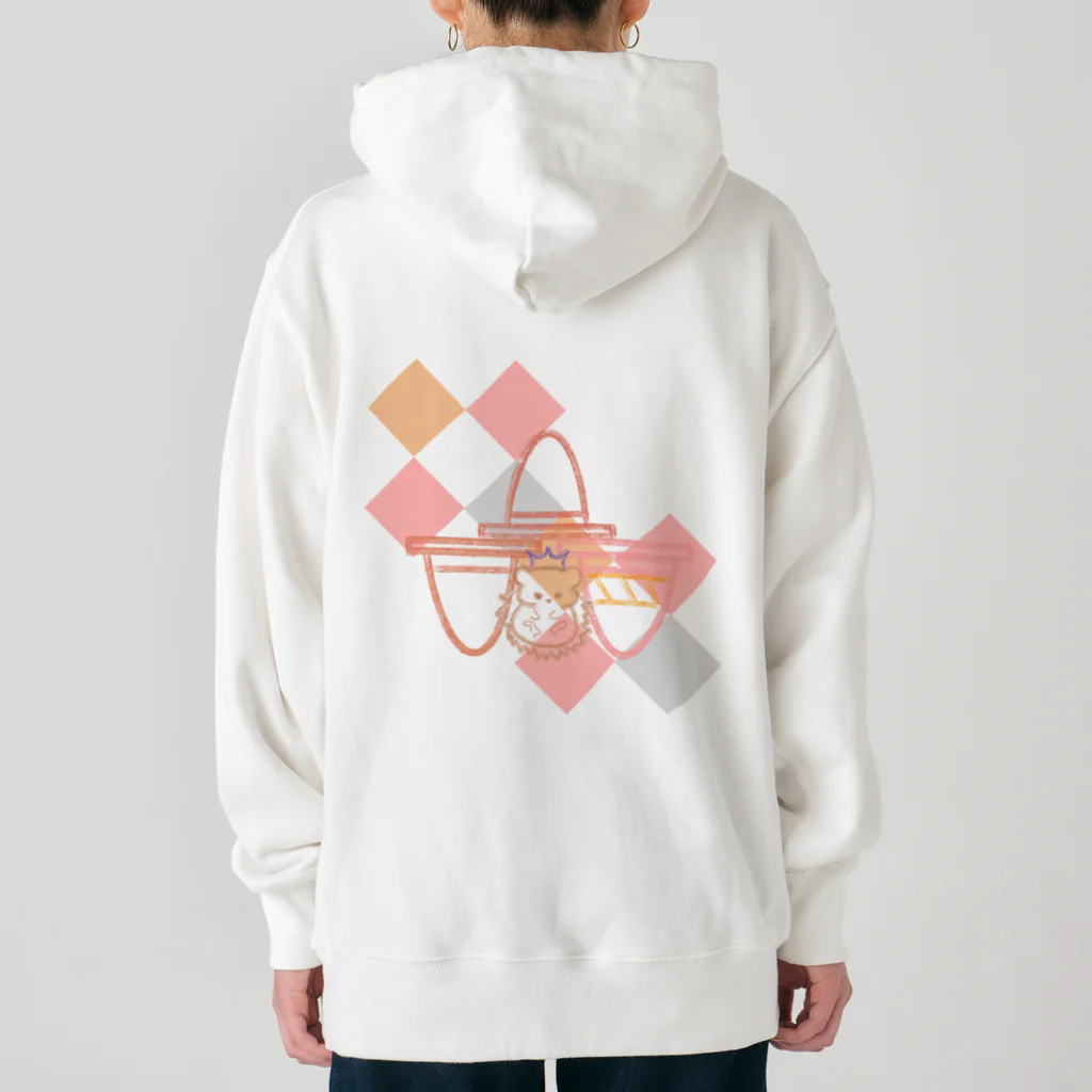 寂しがり屋の秋柄　王様ハリネズミ Heavyweight Hoodie