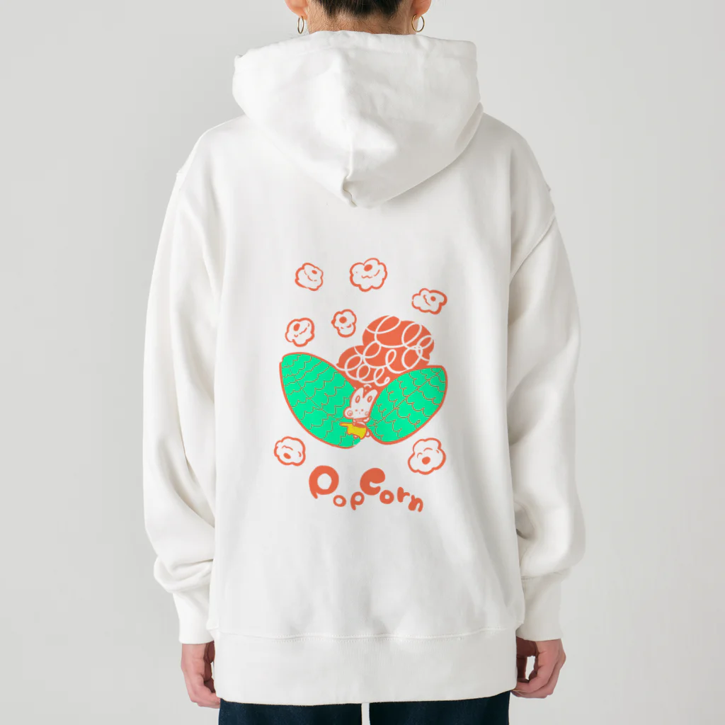 うさみみはものポプコーン Heavyweight Hoodie