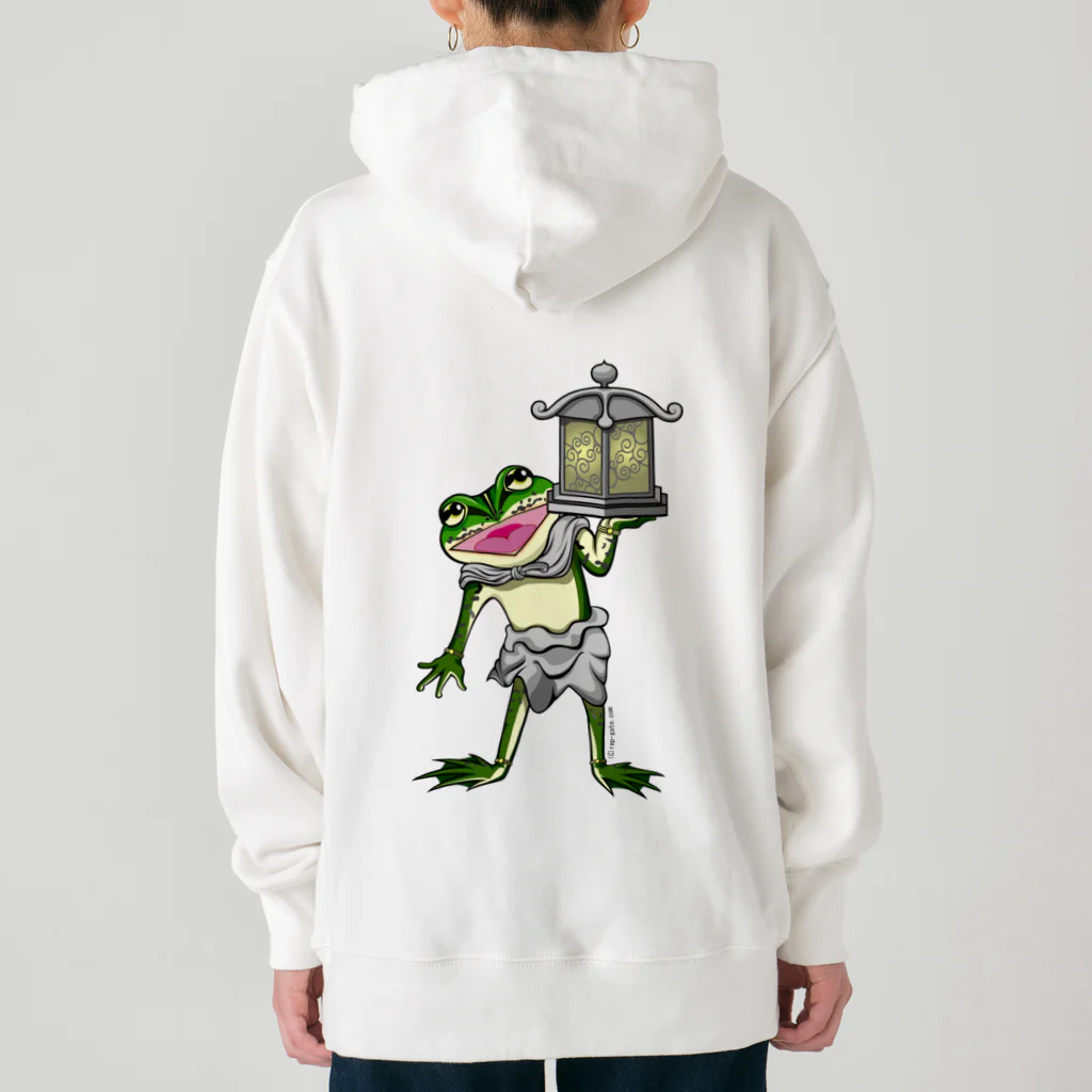 もむのふの爬虫類グッズやさんの龍燈鬼×天燈鬼両面プリント Heavyweight Hoodie