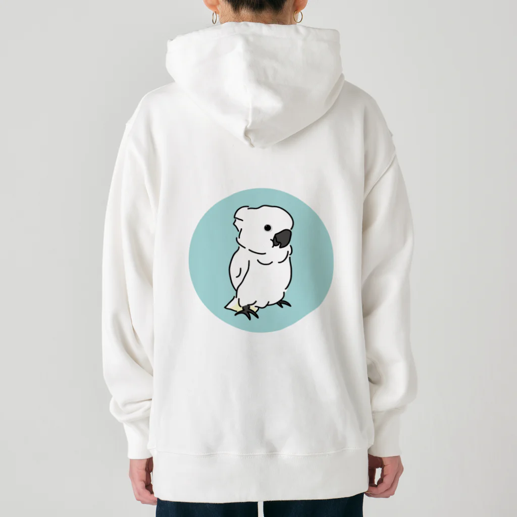 mokyu mokyu clubのタイハクオウム◯ Heavyweight Hoodie