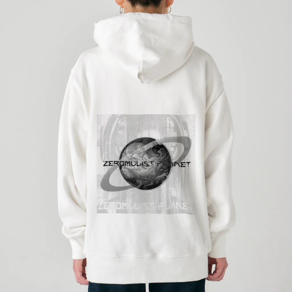 Aimurist のZeromulist planet IAM モノクロ Heavyweight Hoodie