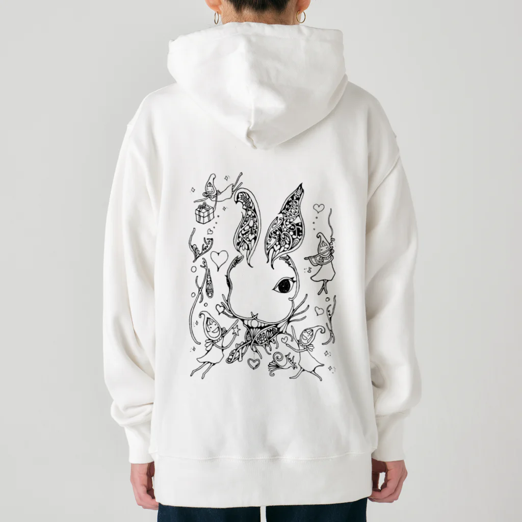 アトリエ葱のうさぎフト Heavyweight Hoodie