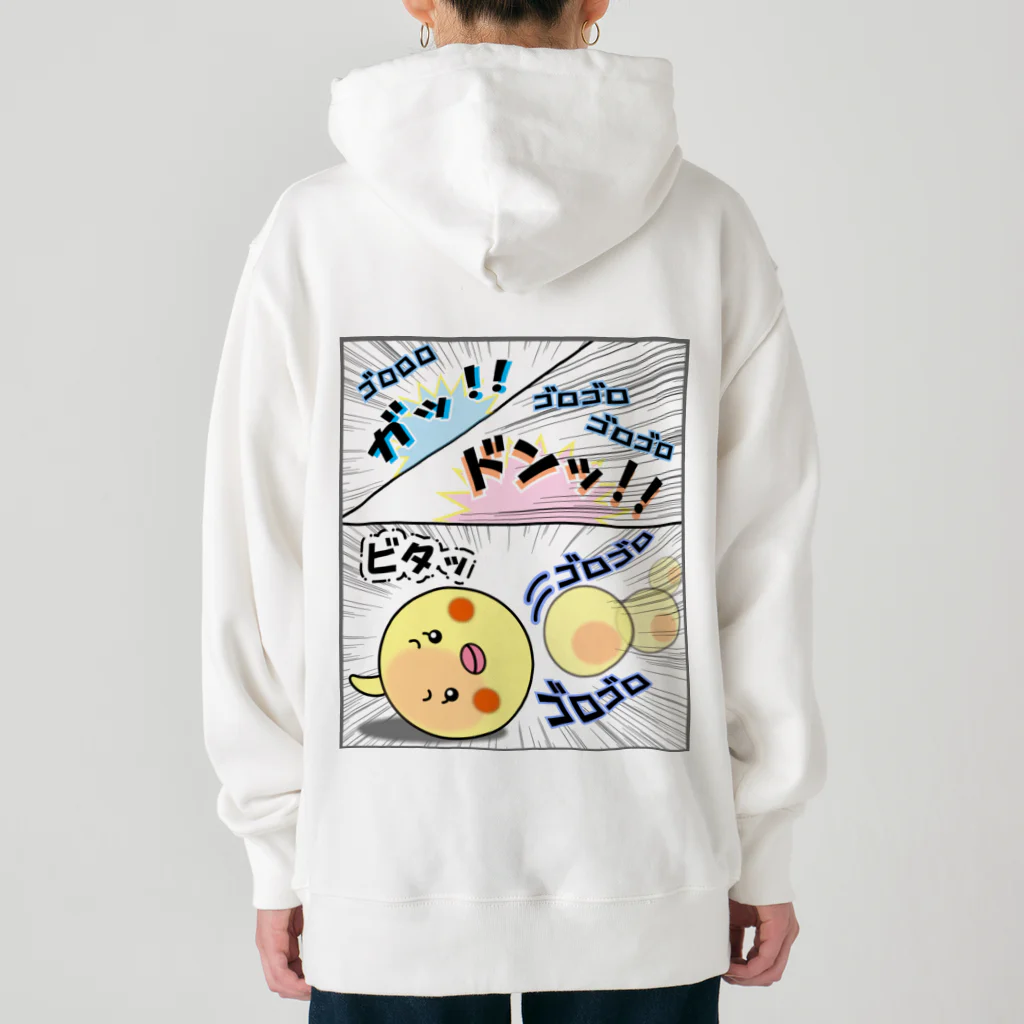 かいほう屋のマヨ「ゴロゴロ」オノマトペ Heavyweight Hoodie