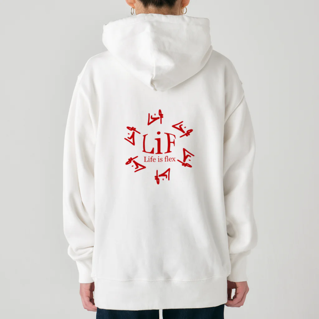 LiFのLiF distortion Heavyweight Hoodie