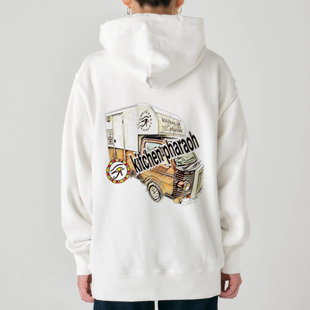 キッチンファラオのキッチンカー風デザイン Heavyweight Hoodie