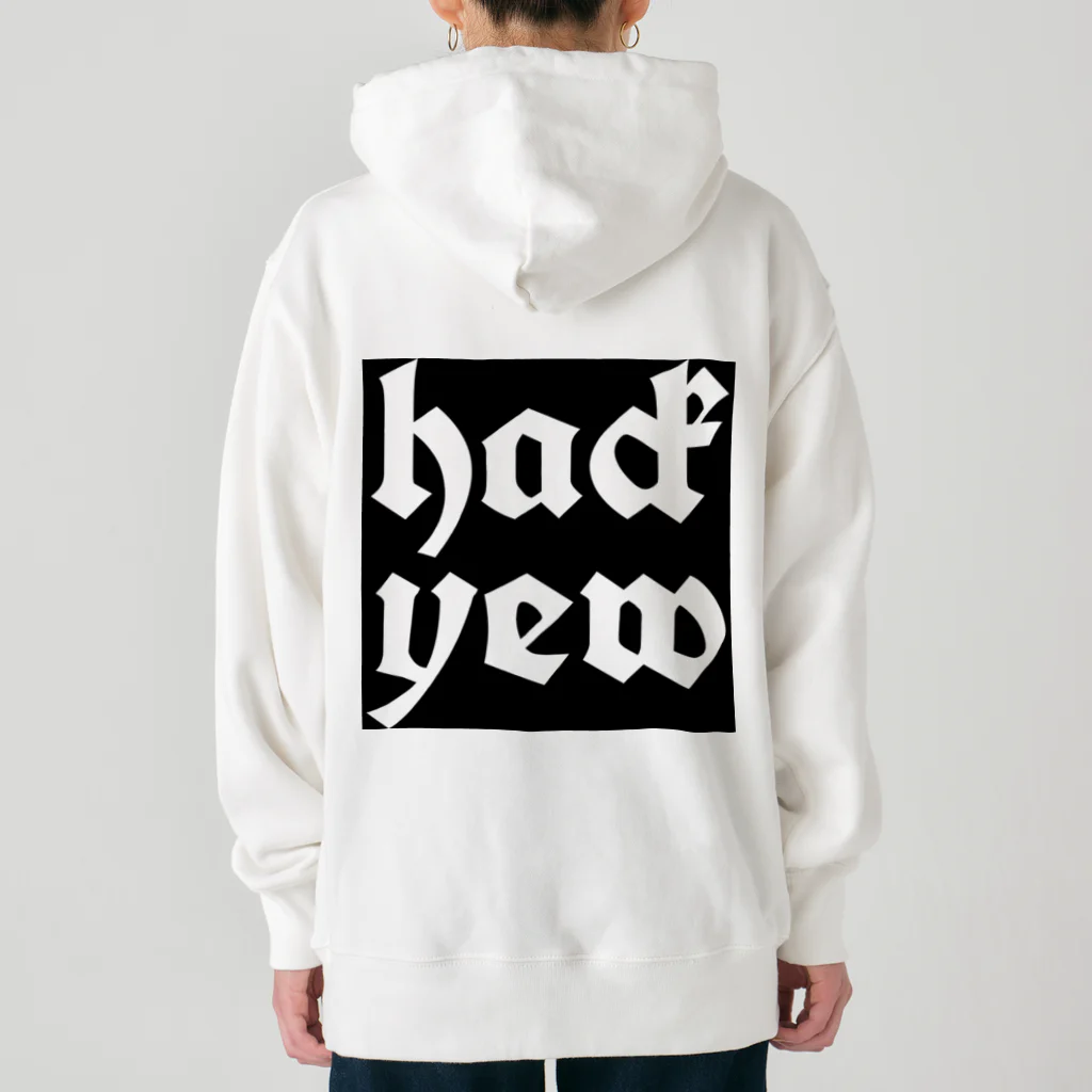 hack yew(anthrapos;)のマンバンを試す人 Heavyweight Hoodie