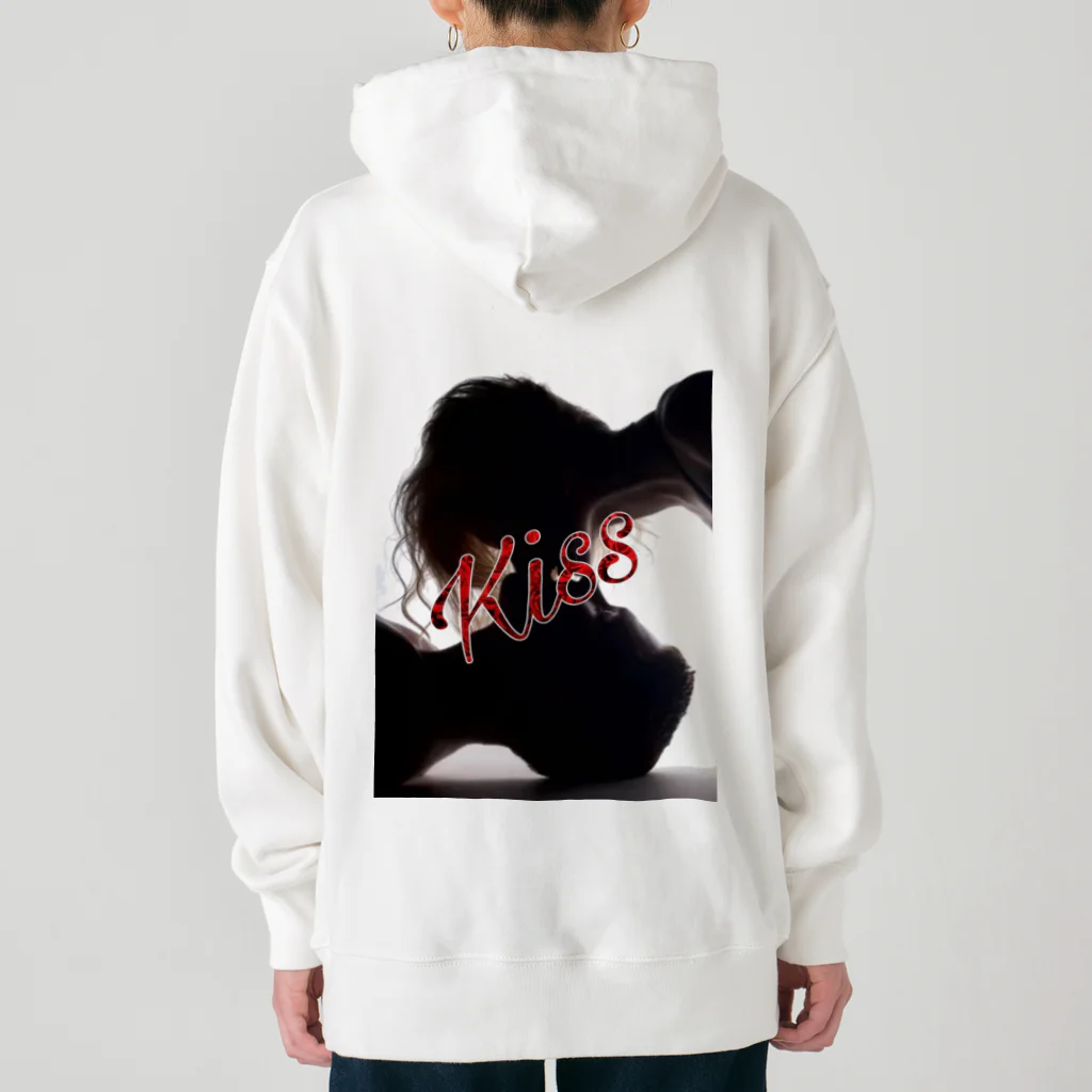 キッチンファラオのKiss デザイン Heavyweight Hoodie